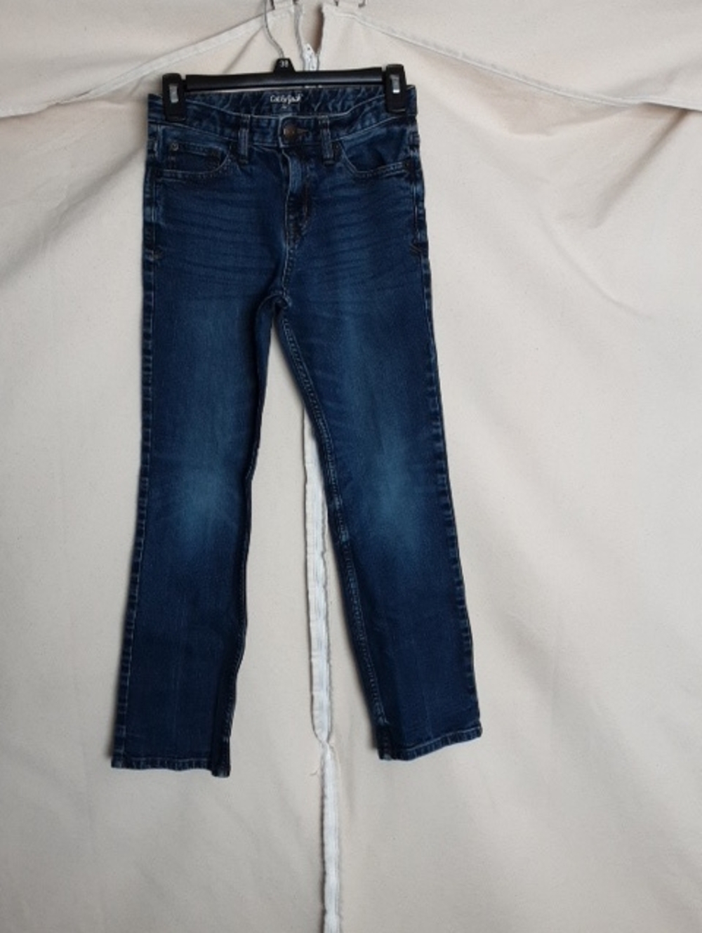 Cat & Jack 65 Dark Blue Straight Leg Girls Jeans